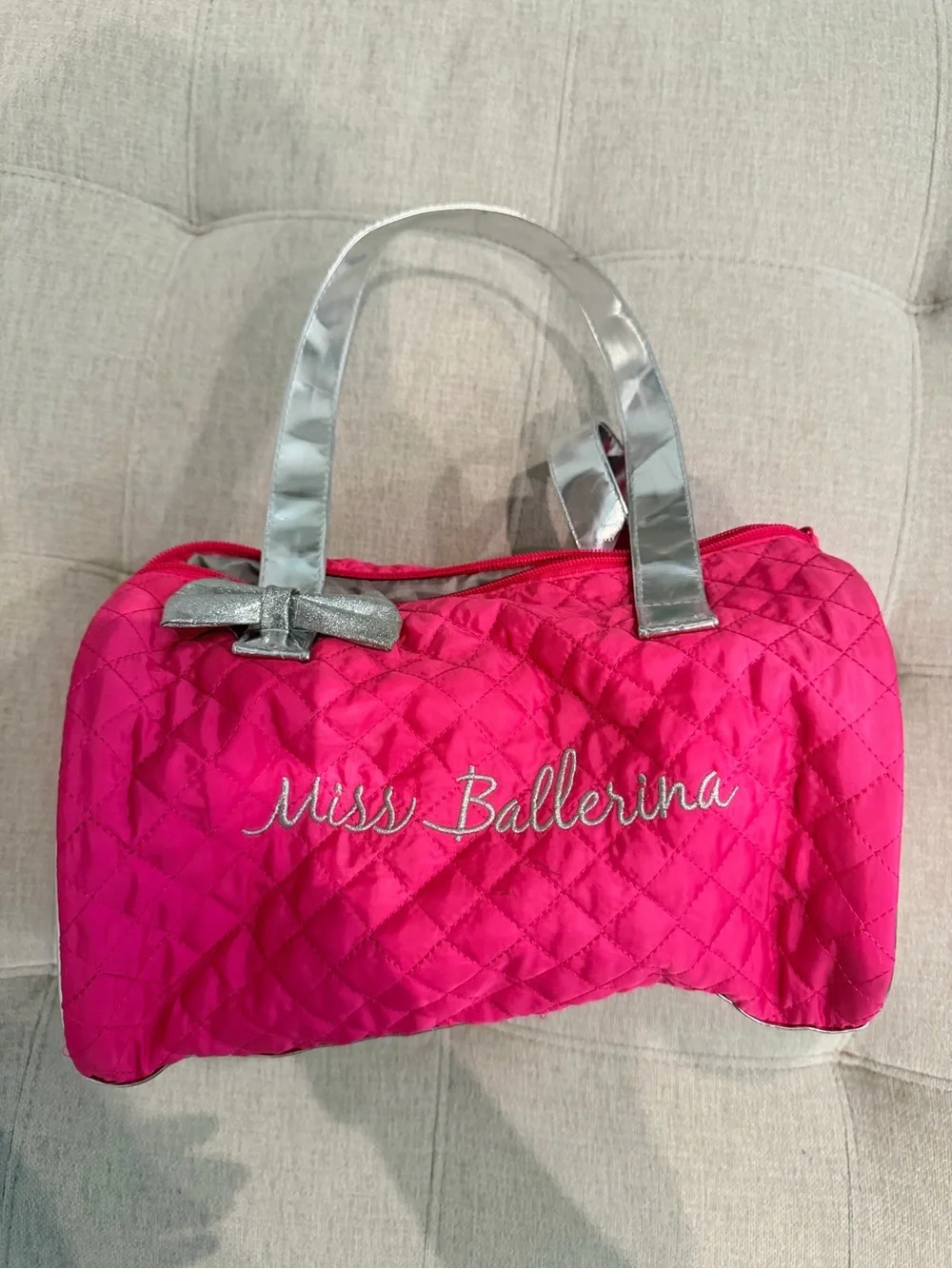 Bloch Pink Quilted 'Miss Ballerina' Dance Bag